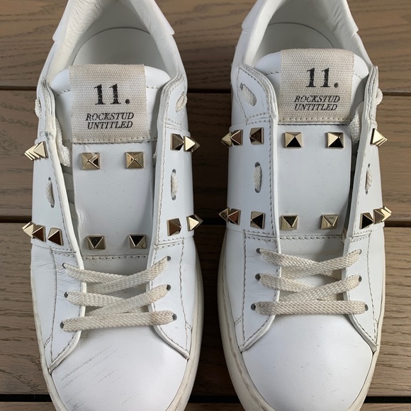 valentino garavani sneakers rockstud untitled